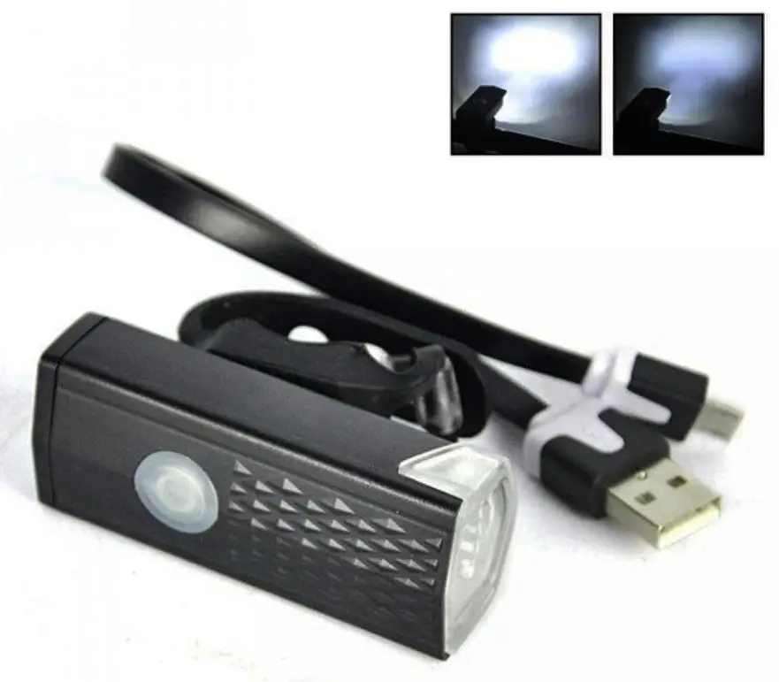 Вело фара Raypal RPL-2255 велосипедний акумуляторний водонепроникний ліхтар USB 300 Lumens 800 mAh - фото 3