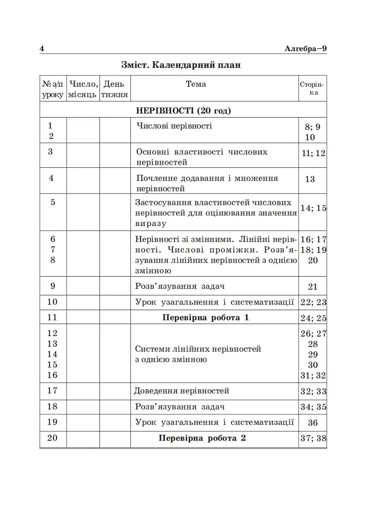 Алгебра. 9 клас. Навчальний посібник. 11-річна - фото 4