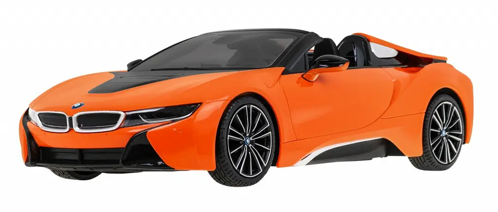 Машинка RASTAR BMW i8 Roadster на дистанционном управлении + пульт 2,4 ГГц 1:12 оранжевый 95500 - фото 2