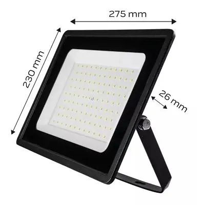 Прожектор Neo Tools алюміній, 220 В, 100Вт, 8000 люмен, SMD LED, кабель 0.3 м бе (99-054) - фото 4