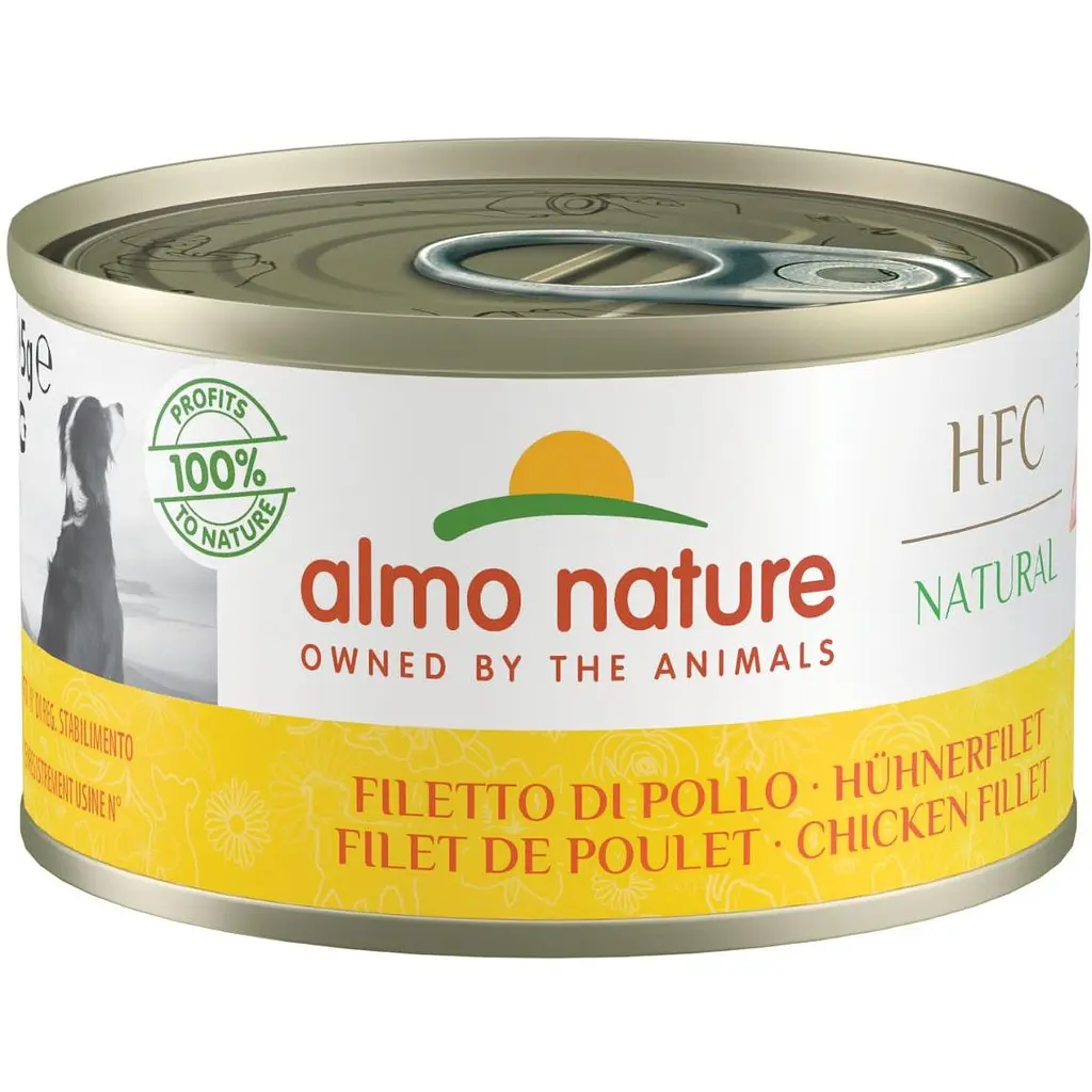 Акция!!! Набор влажного корма для собак Almo Nature HFC Dog Natural 4+1 куриное филе 475 г (5 шт. х 95 г) - фото 2