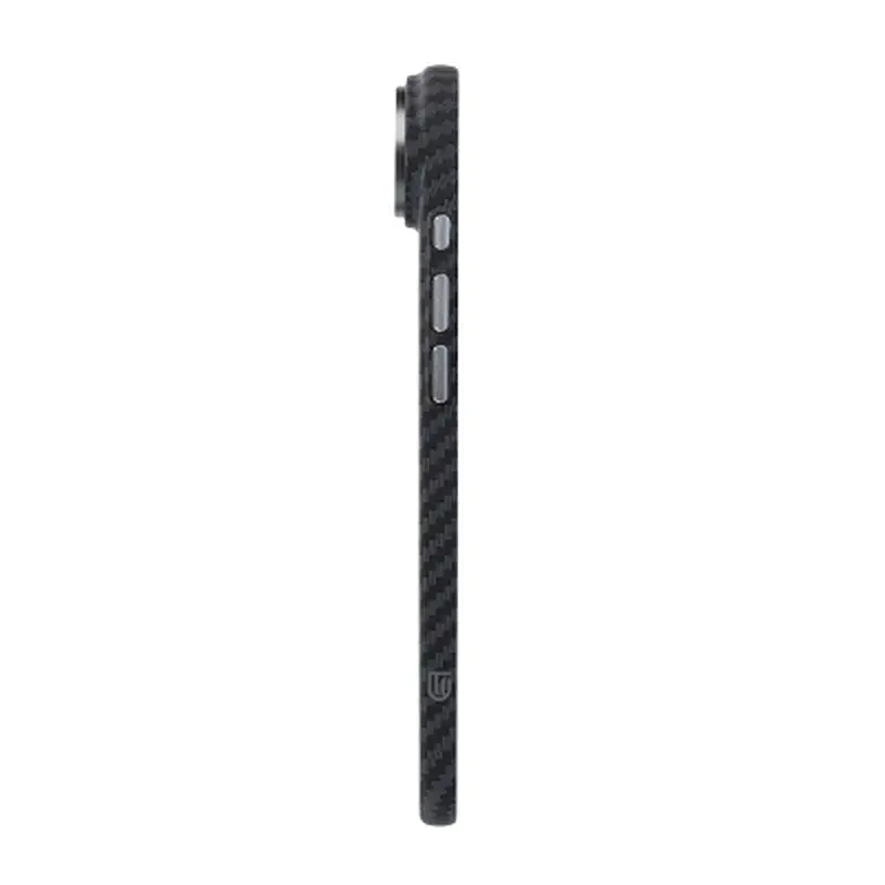 Чохол до мобільного телефона Armorstandart LikeCarbon2 MagCase Apple iPhone 17 Air Carbon Black (ARM86260) - фото 6