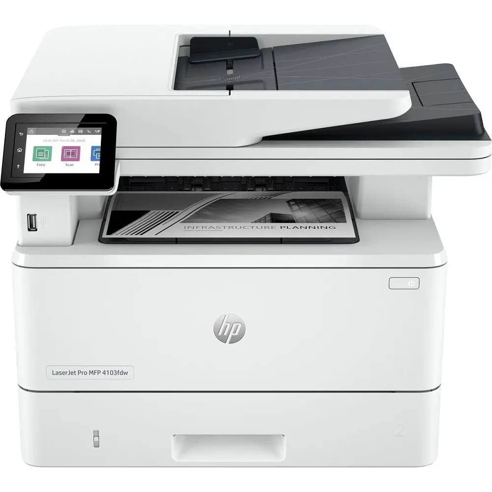 Багатофункціональний пристрій А4 HP LaserJet Pro 4103fdw з Wi-Fi (2Z629A) - фото 3