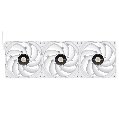Охолоджувальний вентилятор ПК TOUGHFAN EX14 Pro білого кольору Swappable Edition (3-Fan Pack) - фото 2