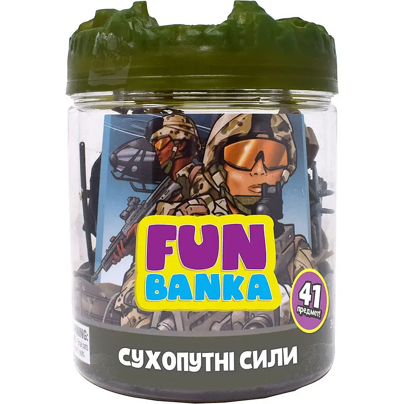 Ігровий міні-набір Fun Banka Сухопутні сили, 41 предмет (320388-UA) - фото 1