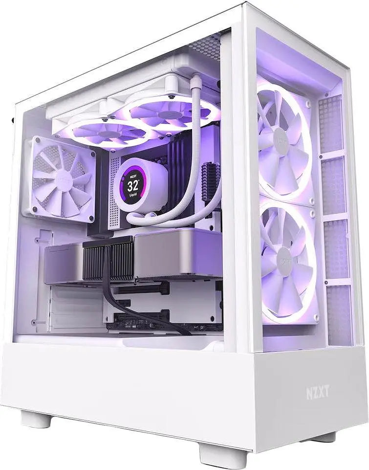 Корпус NZXT H5 Elite Tempered Glass White (CC-H51EW-01) Без БП Б/в