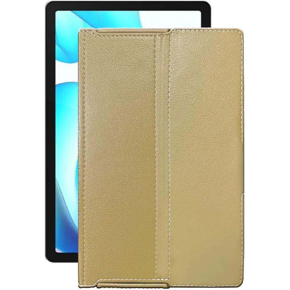 Чехол StatusCASE из экокожи для планшета Realme Pad 2021 Бежевый - фото 1