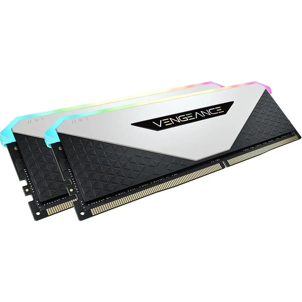 Модуль пам'яті для комп'ютера DDR4 32GB (2x16GB) 3600 MHz Vengeance RGB RT White Corsair (CMN32GX4M2Z3600C18W) - фото 3