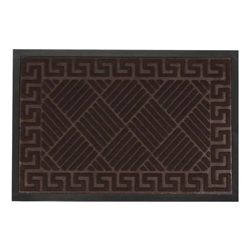 Килимок придверний Eco Fabric Смужки з кромкою коричневий 40 х 60 см (4060-113) - фото 3