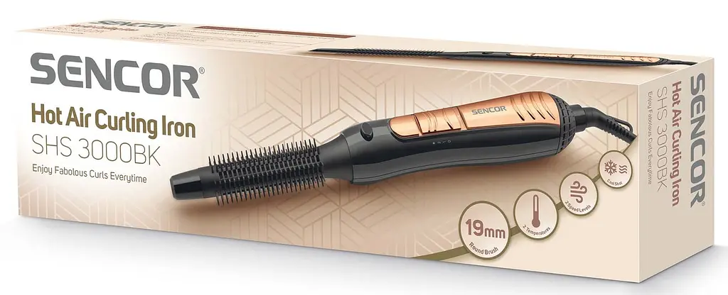 Фен-щітка Sencor SHS 3000BK чорний (41012802) - фото 2