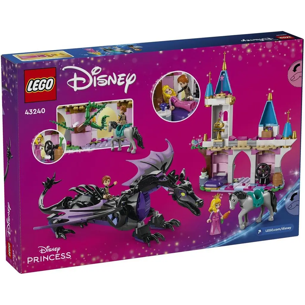 Конструктор LEGO Disney Princess Драконяча форма Малефісенти 583 деталі (43240) - фото 12