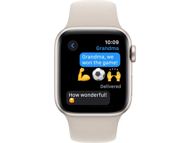Смарт-годинник Apple Watch SE 2 GPS 44mm Starlight Aluminium Case with Starlight Sport Band M/L (MRE53) - фото 4