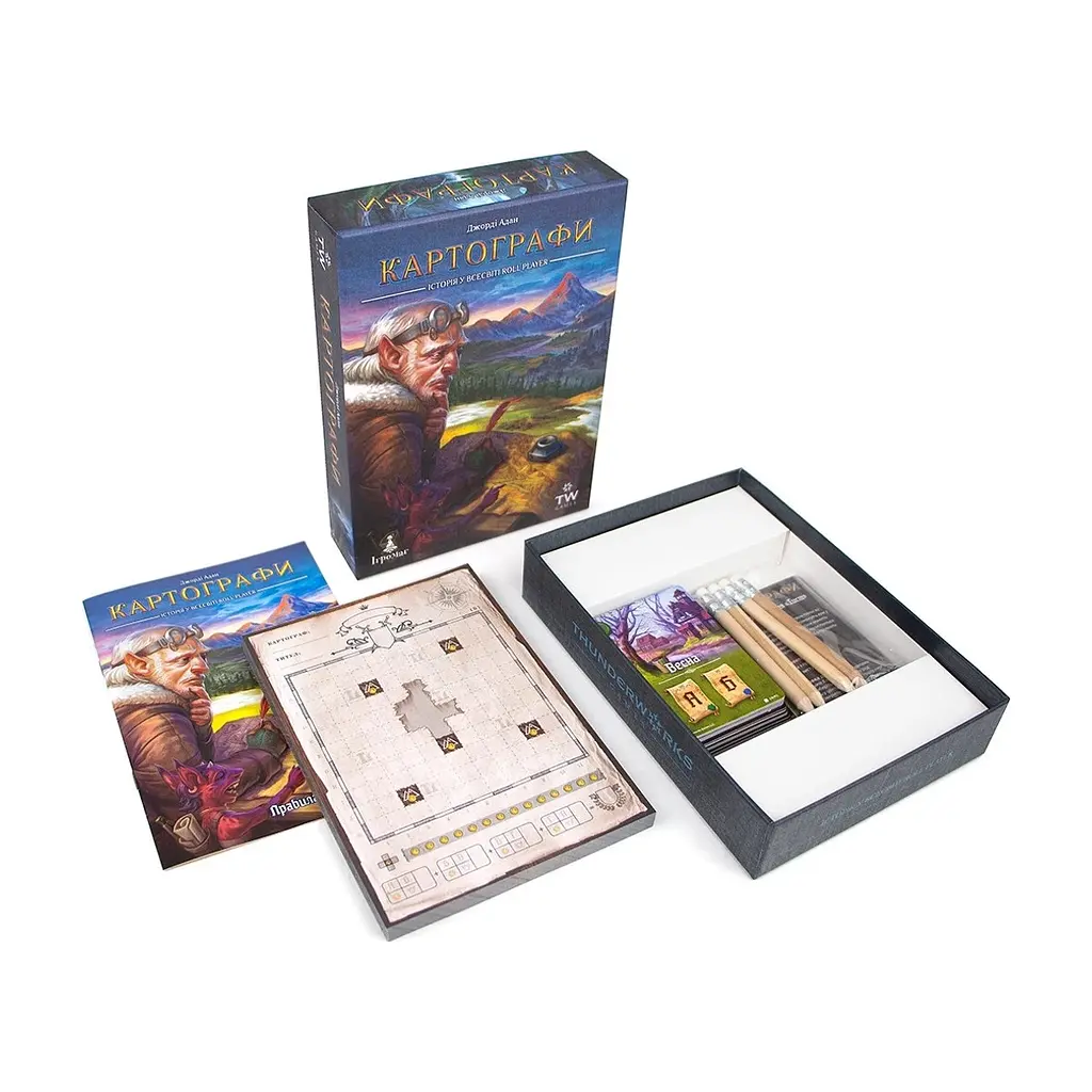 Настільна гра Ігромаг Картографи (Cartographers: A Roll Player Tale) українська (6901) - фото 3