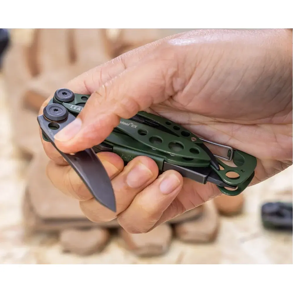 Мультитул Leatherman 833139 Skeletool CX OD Green - фото 9