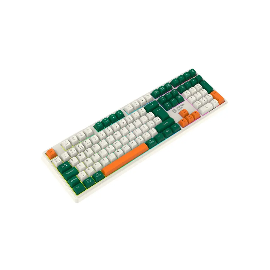 Клавіатура Canyon Shadder GKW-11 RGB Silent Wireless/Bluetooth/USB UA White (CND-SKBW11) - фото 6