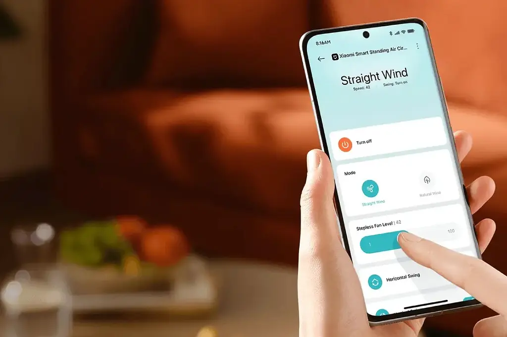 Вентилятор підлоговий і настільний Xiaomi Smart Standing Air Circulation Fan Wi-Fi розумний (BPLDS11DM) - фото 8
