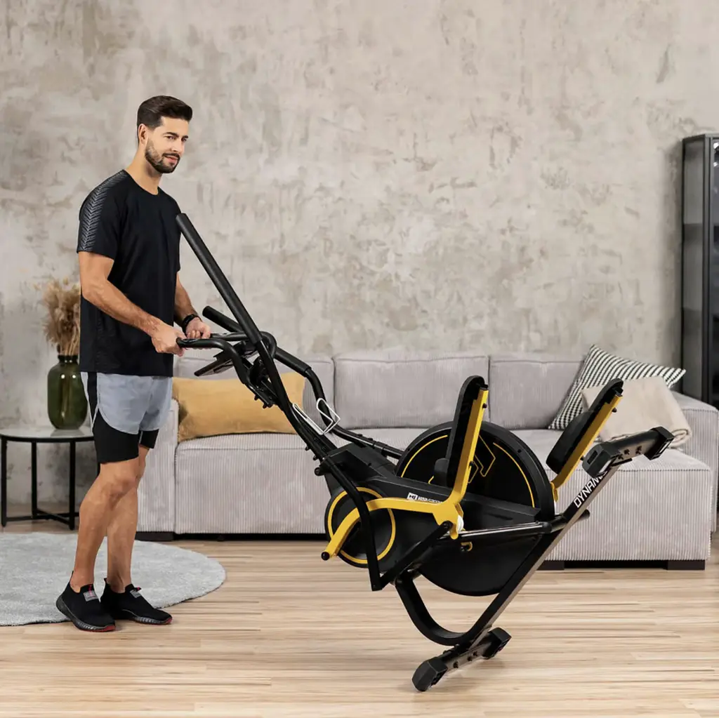 Орбітрек магнітний Hop-Sport HS-450B Dynamic чорно-жовтий - фото 14