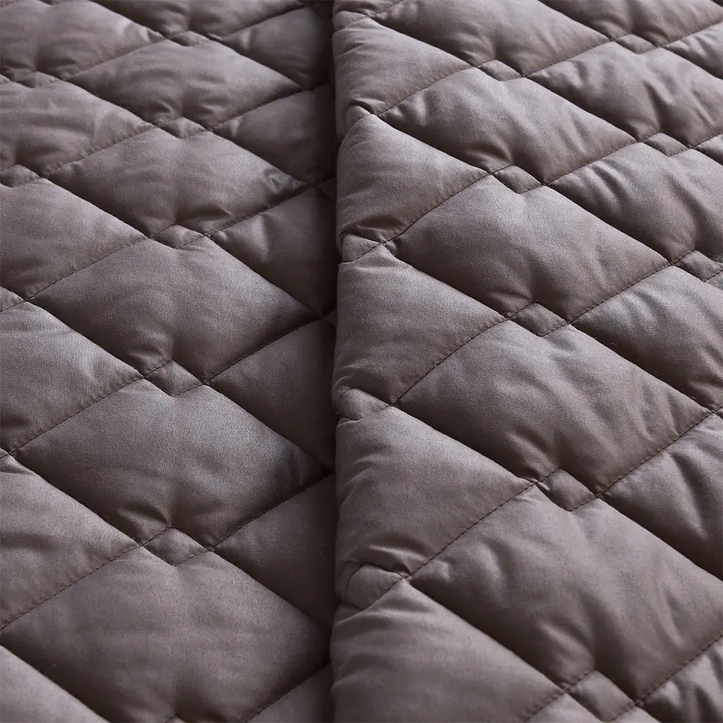 Двухстороннее покрывало Ideia Стиль Cube шоколадный и бежевый 240 х 210 см (8-32405) - фото 3