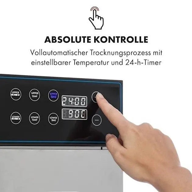 Дегидратор-сушилка для овощей фруктов Klarstein Master Jerky 300 40-90 °C (10034544) - фото 2