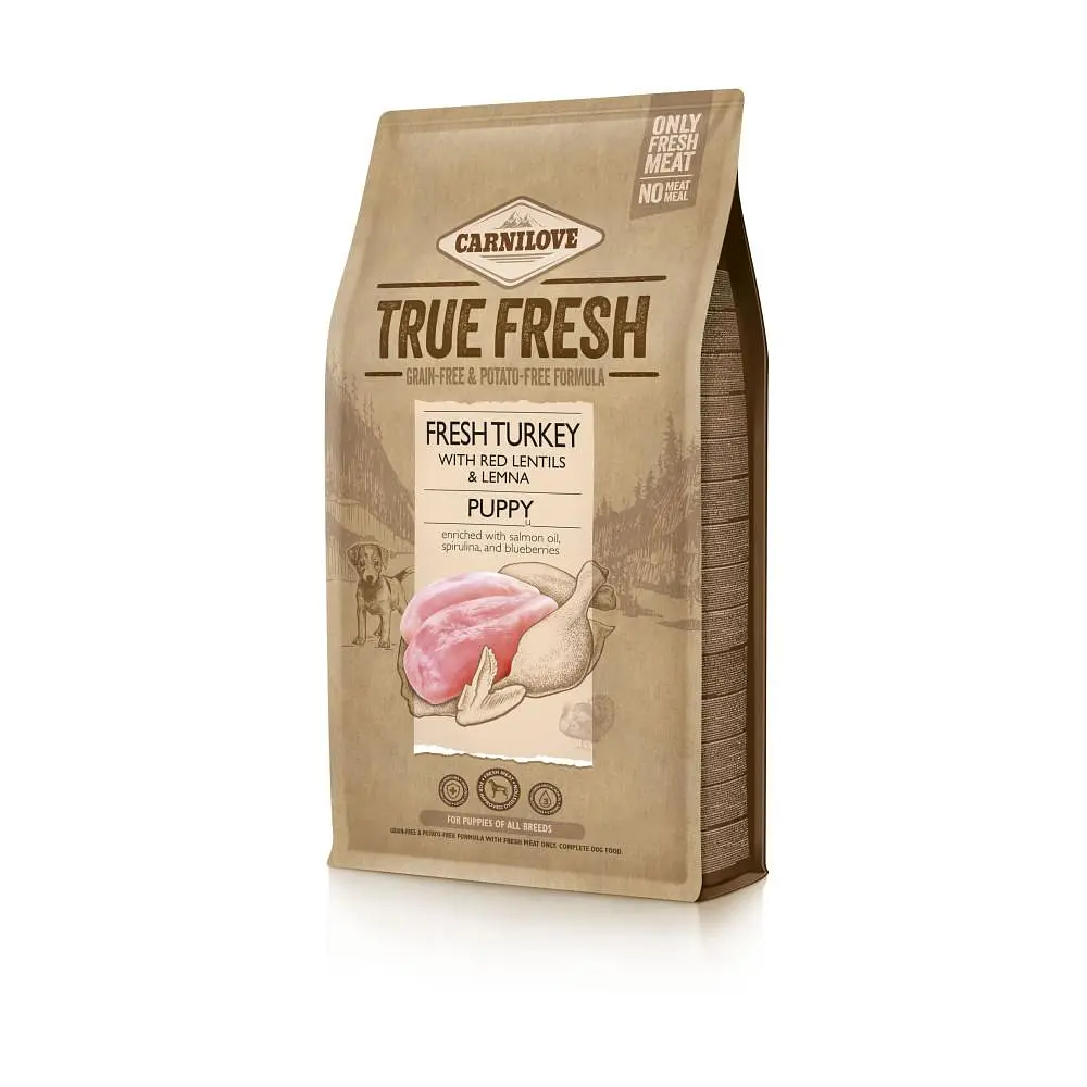 Сухий корм Carnilove True Fresh Puppy Turkey Карнілав для цуценят, індичка, 4 кг (арт.172075/556809)
