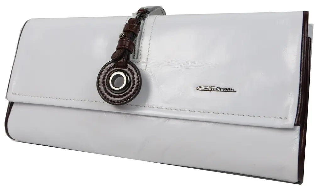 Жіночий шкіряний клатч Giorgio Ferretti 31085H2032 Білий - фото 3
