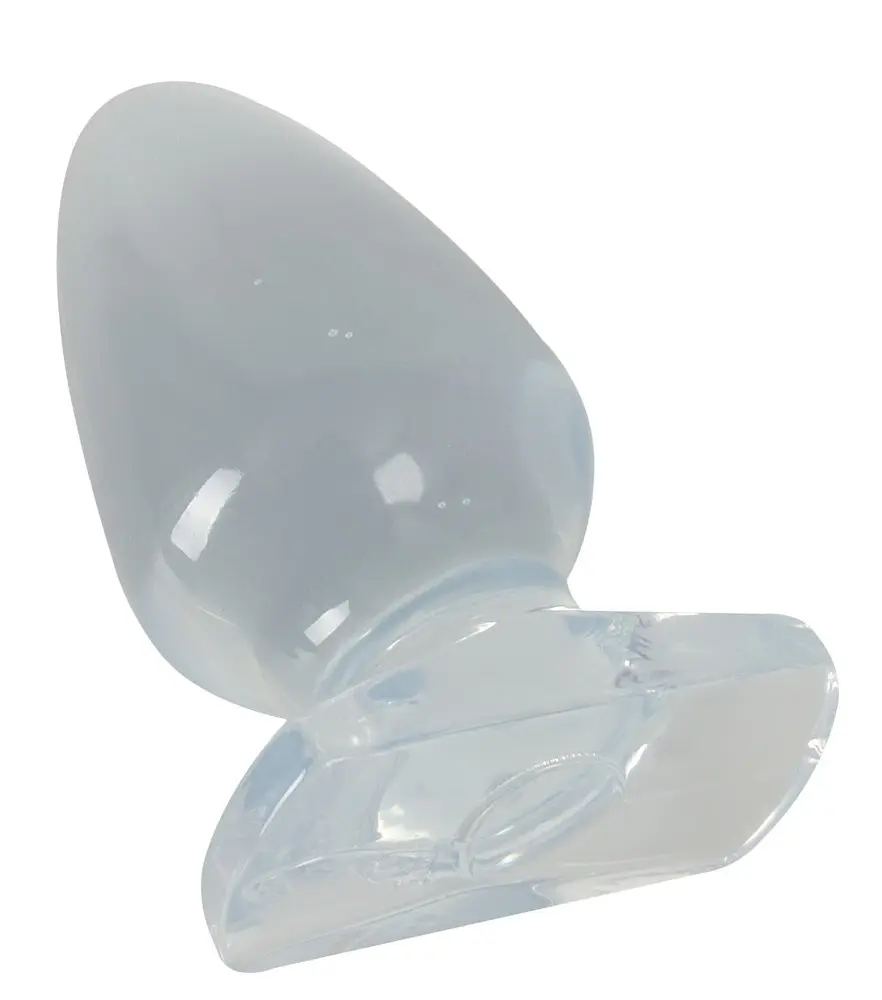 Анальна пробка Crystal Clear Big Plug 13 см (прозорий) - фото 5