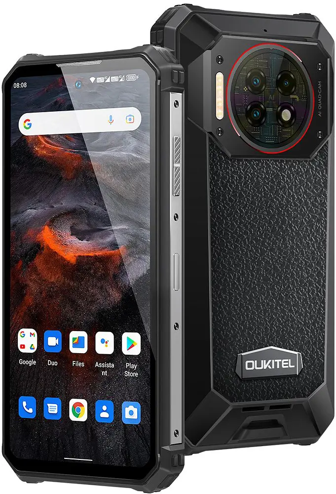 Смартфон Oulitel WP19pro 678” FHD+ /8GB/256GB/ Helio G99/22000mAh/64+20Мп/IP69K/ NFC/Black - фото 5