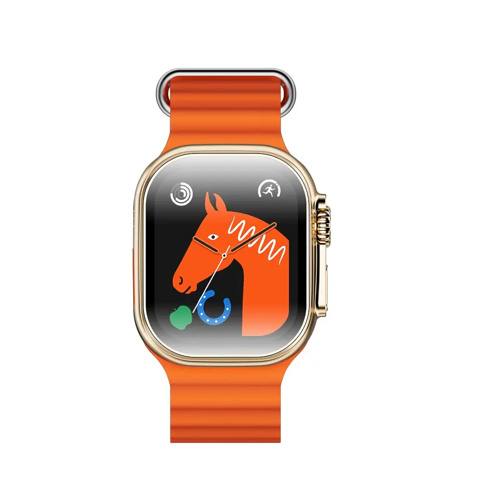 Смарт-годинник W&amp;O X10 Ultra 3 49mm. 300 mAh. IP67 Gold - фото 3