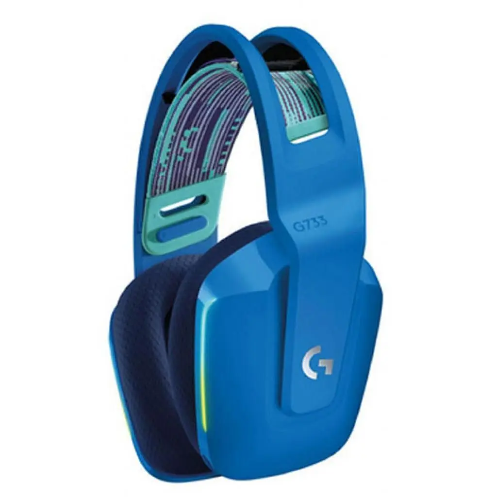 Ігрові навушники Logitech G733 Lightspeed Wireless RGB Blue (981-000943) [64405] - фото 3