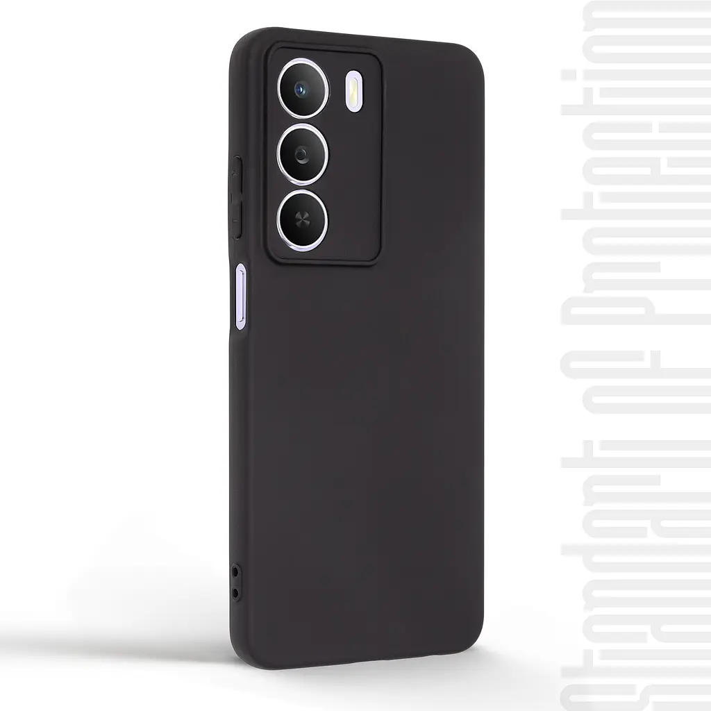 Чехол-накладка для смартфона Realme C73 5G, противоударный, силиконовый, термополиуретановый (ТПУ), с защитой камеры и корпуса, черный, защита всего корпуса, ArmorStandart (ARM86762) - фото 2