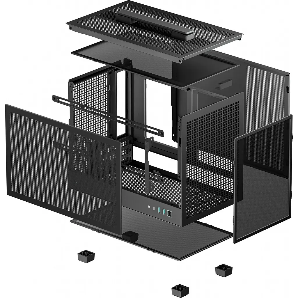 Корпус Deepcool CH160 Mesh Black (R-CH160-BKNMI0-G-1) [146739] - фото 10