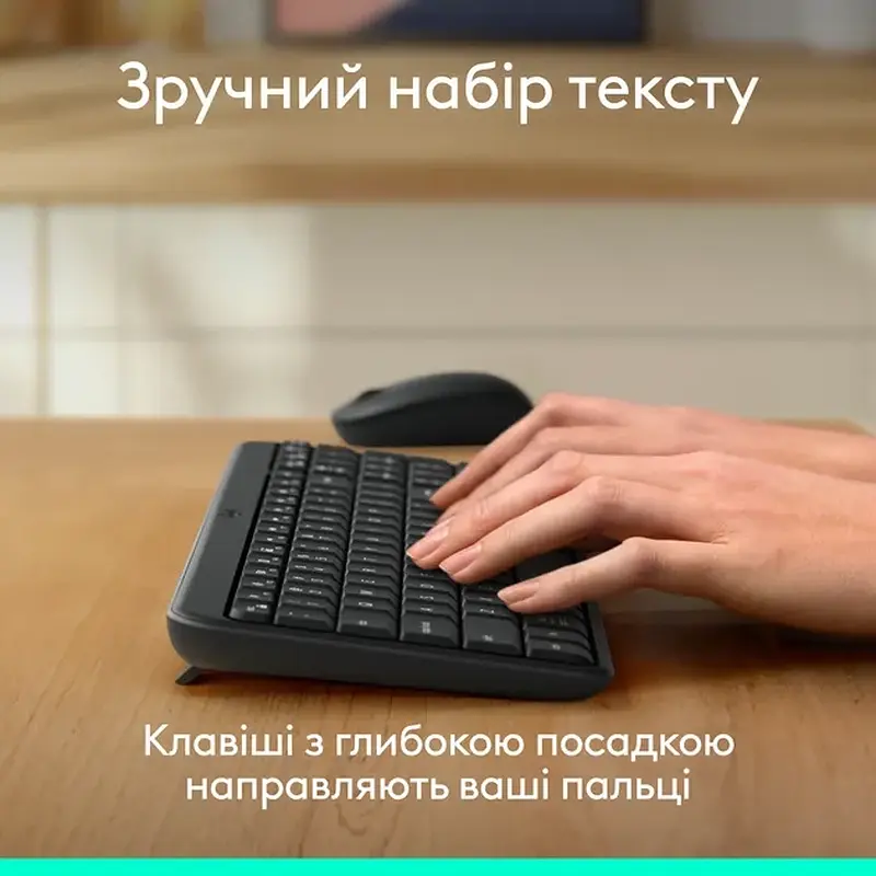 Комплект клавіатура та миша Logitech MK250 920-013823 - фото 4