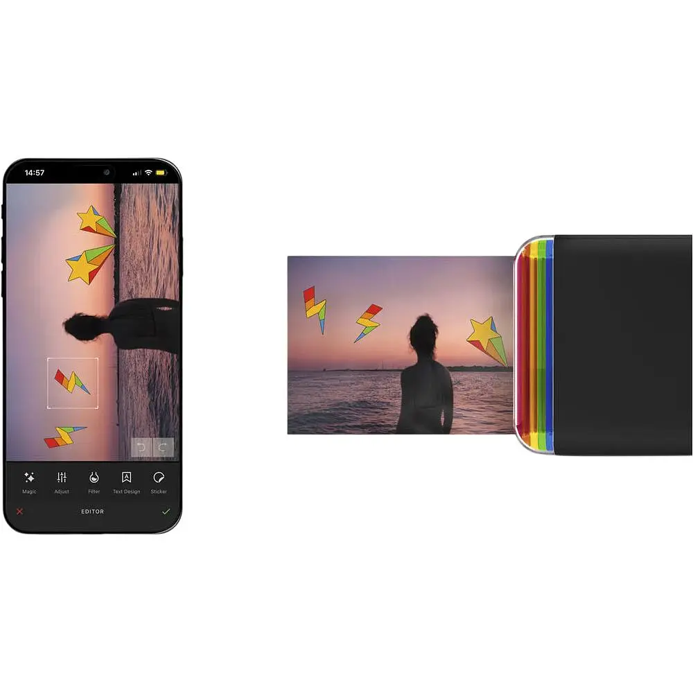 Портативний фотопринтер Polaroid Hi-Print Generation 2 Black (9129) [171195] - фото 9