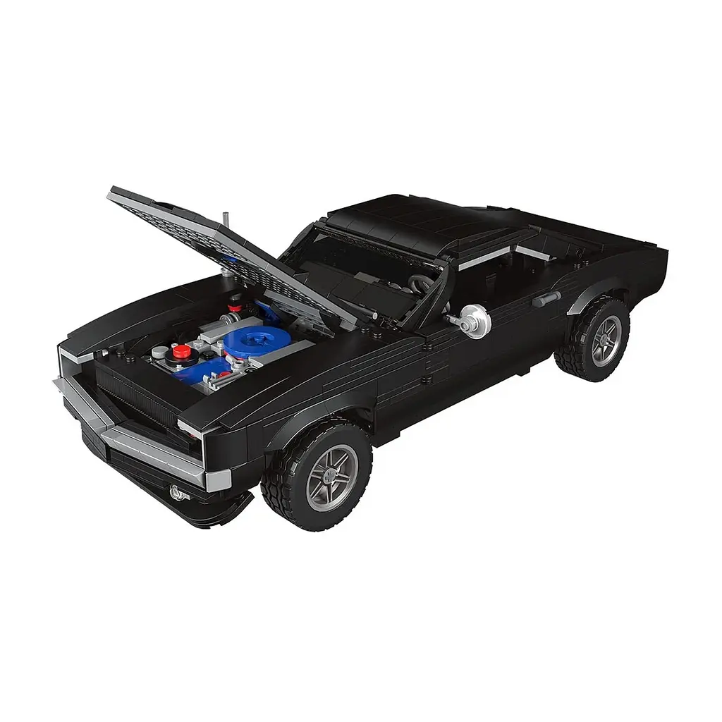 Конструктор детский Спортивный автомобиль Brick Set Black 1439 шт. - фото 2