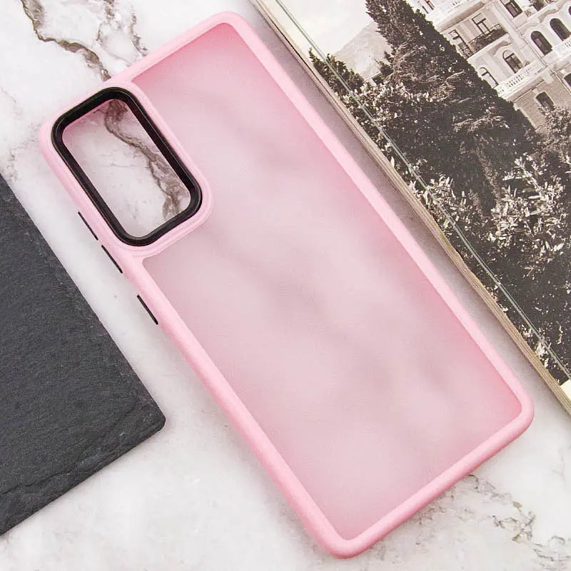 Чохол TPU+PC Lyon Frosted для Motorola Moto G22 Pink - фото 4