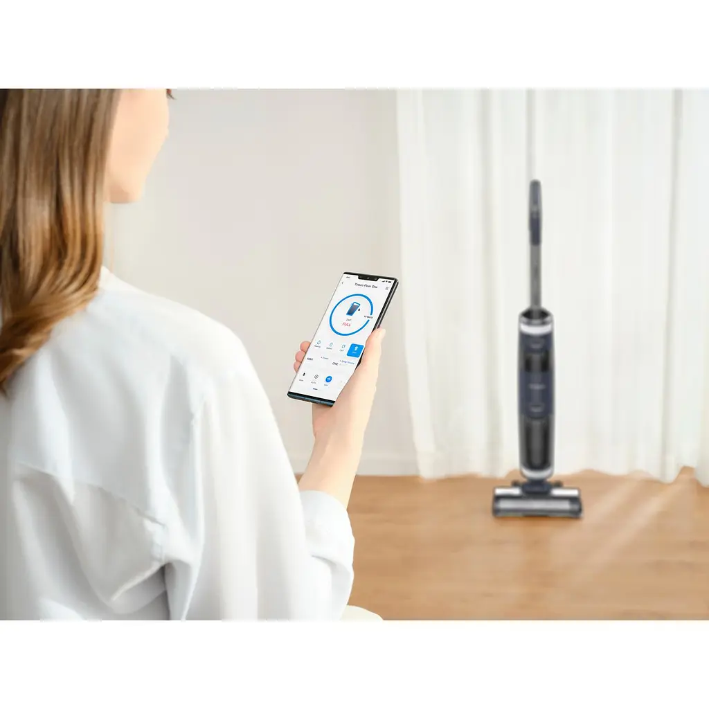 Ручний миючий акумуляторний пилосос Tineco Floor One S3 Extreme синій (FW050700DE) - фото 12