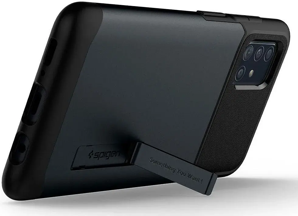 Чохол-накладка Spigen Slim Armor для Samsung Galaxy A51 SM-A515 Metal Slate (ACS00820) - фото 4