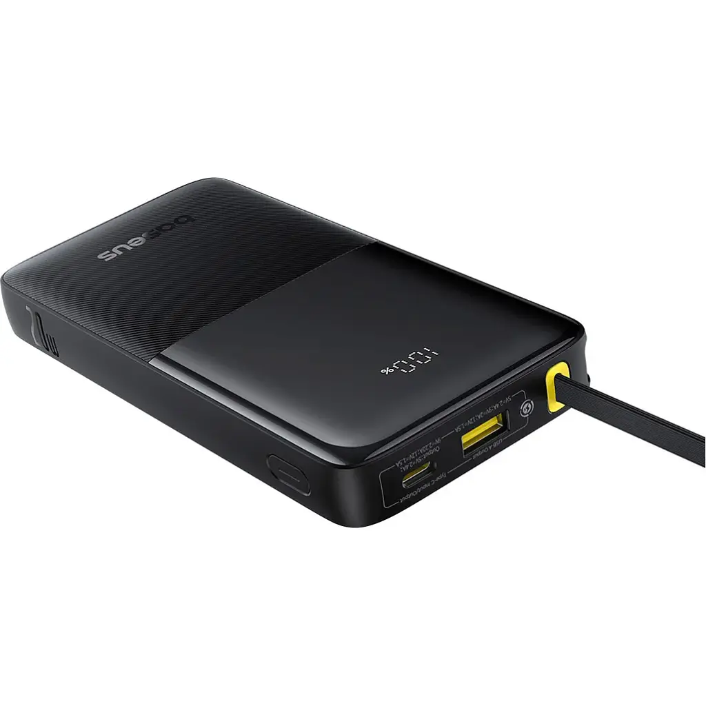 Зовнішній акумулятор Baseus Bipow 2 10000mAh 20W Black (P10077101113-00) [132867] - фото 2