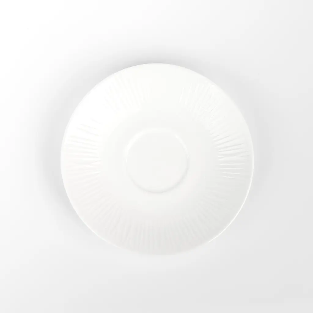 Блюдце МВМ My Home Промінь 11.5 см біле (KP-117 WHITE) - фото 2