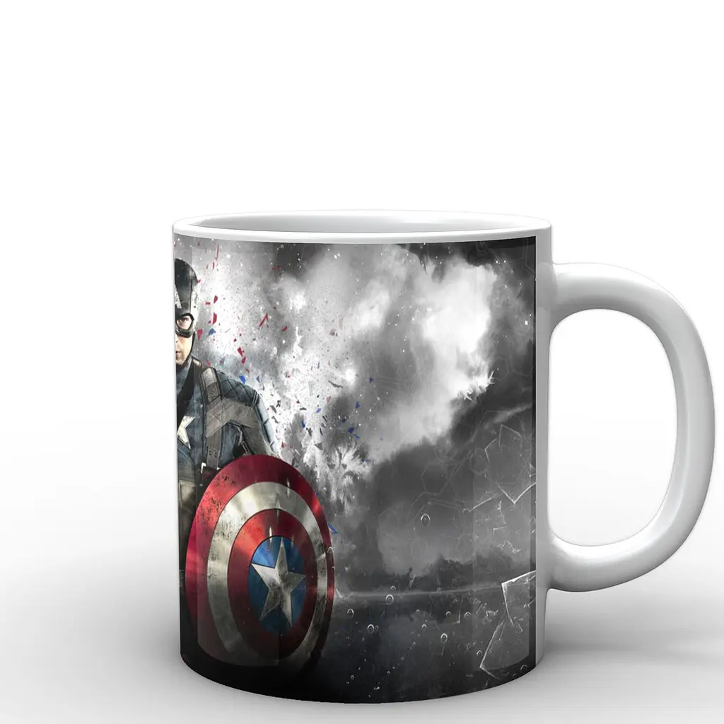 Кухоль GeekLand Captain America Стів Роджерс CA.02.007 330 мл білий - фото 3