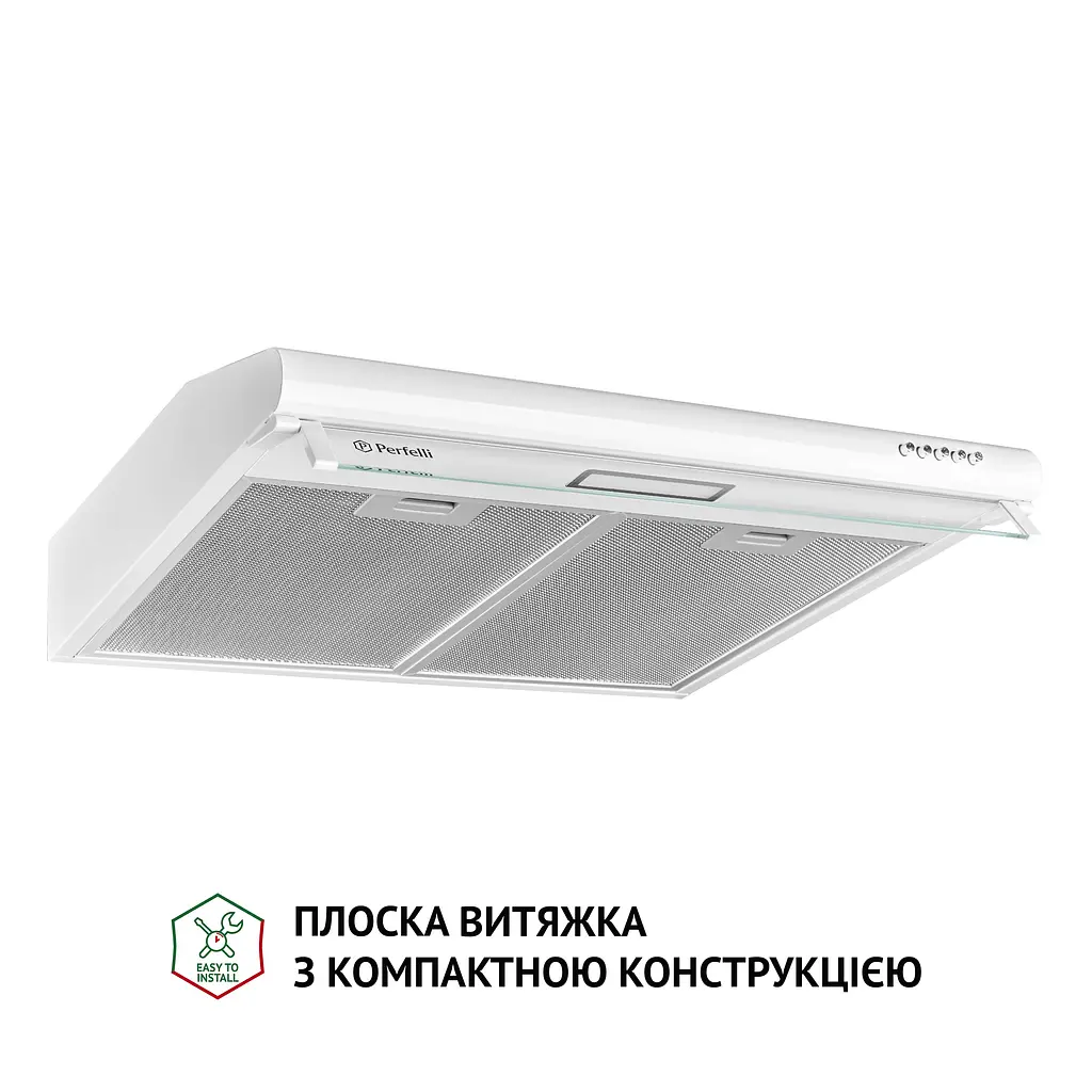 Витяжка плоска Perfelli PL 6144 W LED - фото 2