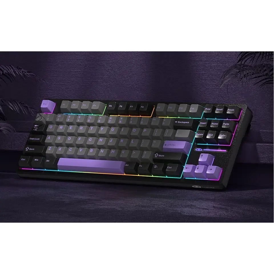 Клавіатура MageGee Light 87 Wireless Blue Whale Switch Dark Purple (6971969728721-UA) [164294] - фото 15