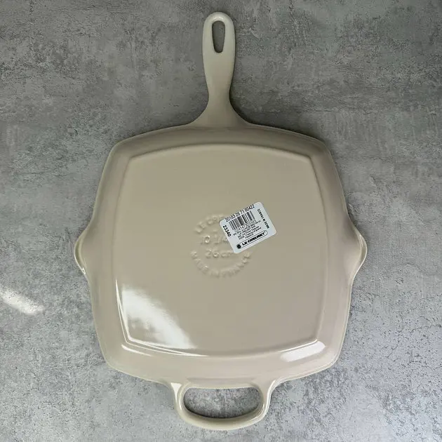 Сковорода-гриль Le Creuset Square Grillet 26 см безе 20183267160422 - фото 7