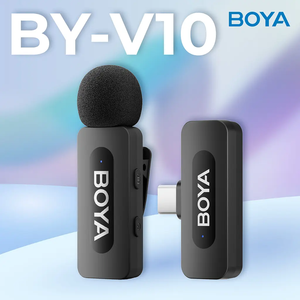 Мікрофон BOYA BY-V10 Type-C Black - фото 6