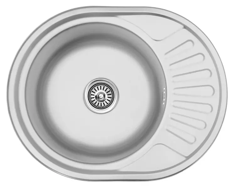 Кухонна мийка Kroner KRP Satin - 5745 (0,8 мм) (CV022775)