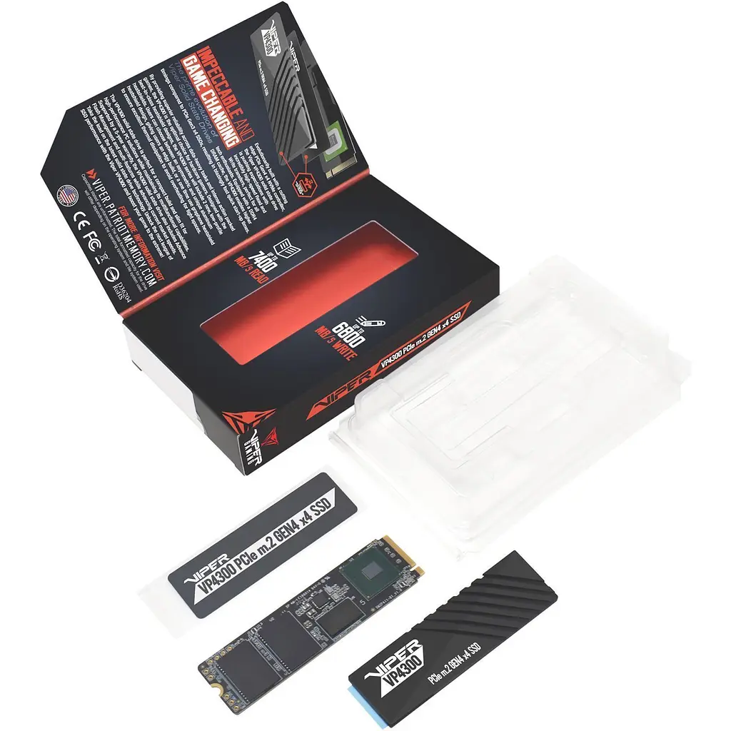 SSD накопитель Patriot VP4300 2TB M.2 NVMe (VP4300-2TBM28H) [153332] - фото 7