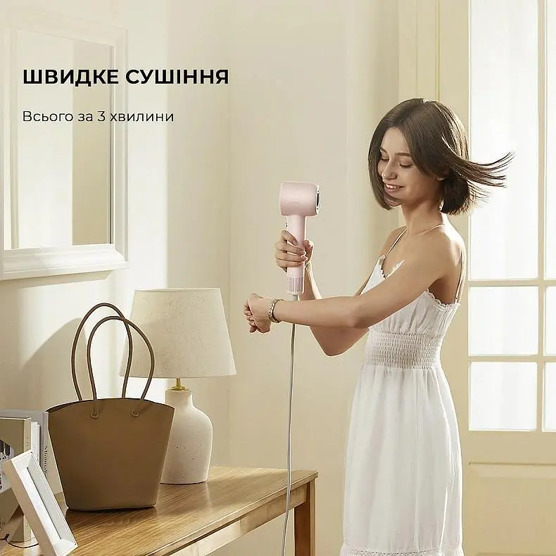 Фен Dreame Hair Dryer Gleam AHD12A-PK Pink - фото 7