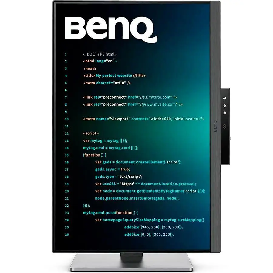 Монітор 24.1" BenQ RD240Q QHD IPS 60Hz (9H.LLXLA.TBE) - фото 4