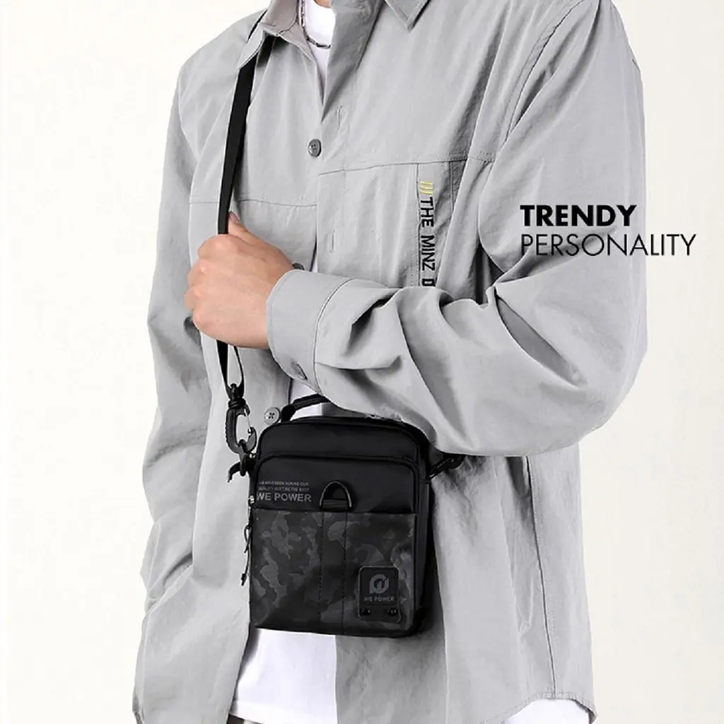 Чоловічий текстильний месенджер Confident AT08-1781A - фото 8