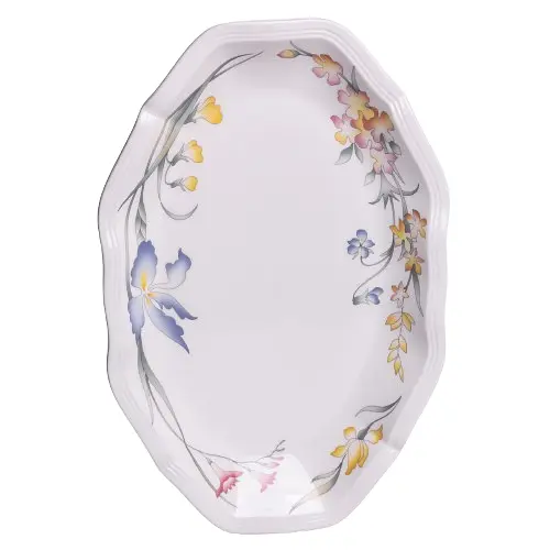 Столовый набор посуды тарелок и чашек 32 предмета на 6 персон Villeroy фарфоровый Yiwu YY78-8A - фото 7